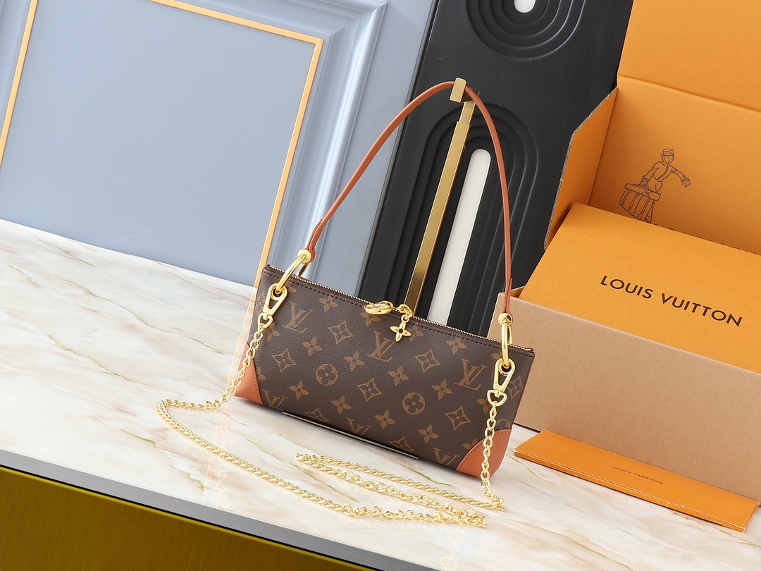 LV Classic Handbag Monogram Empreinte Model M12174 Detachable Strap